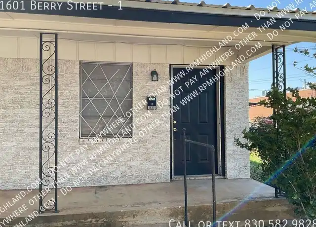 Property at 1601 Berry St Unit 1, Llano, TX, 78643, 1 bed, 1 bath, [object Object]