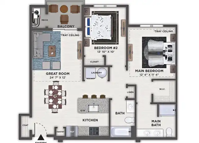 Property at Presidential Gardens at Manchester - 2501 Route 37, Manchester, NJ, 08759, 2 beds, 2-2.5 baths, [object Object]