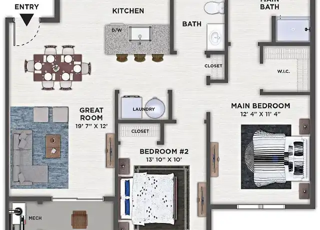 Property at Presidential Gardens at Manchester - 2501 Route 37, Manchester, NJ, 08759, 2 beds, 2-2.5 baths, [object Object]