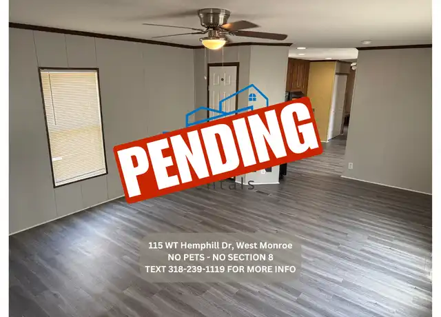 Property at 115 Wt Hemphill Dr, West Monroe, LA, 71292, 3 beds, 2 baths, [object Object]