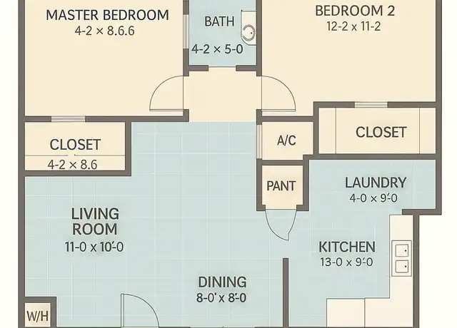Property at 5310 Marcella Ave, Laredo, TX, 78041, 2 beds, 1 bath, [object Object]