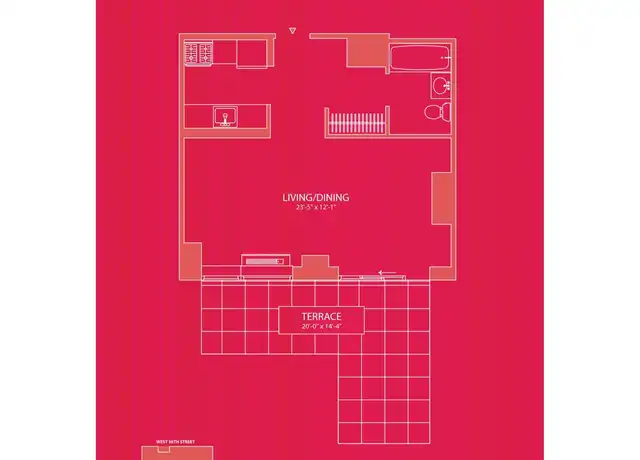 Property at 455 W 37th St Unit 206, New York, NY, 10018, 0 beds, 1 bath, [object Object]