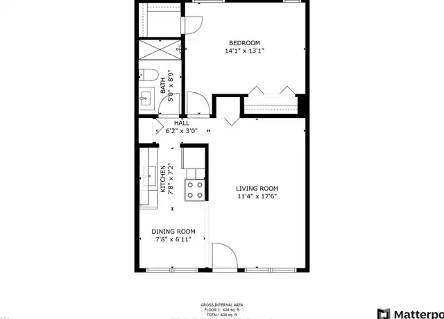 Property at 520 S Adams Rd Unit 5, Birmingham, MI, 48009, 1 bed, 1 bath, [object Object]