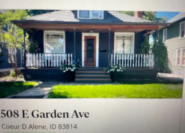 Property at 508 E Garden Ave, Coeur D Alene, ID, 83814, 3 beds, 2 baths, [object Object]