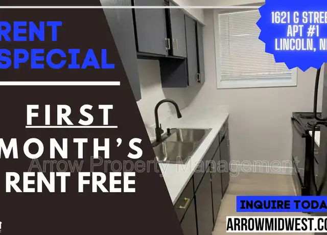 Property at 1621 G St, Lincoln, NE, 68508, 1 bed, 1 bath, [object Object]