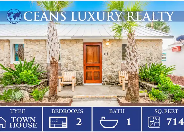 Property at 115 N 2nd St, Flagler Beach, FL, 32136, 2 beds, 1 bath, [object Object]