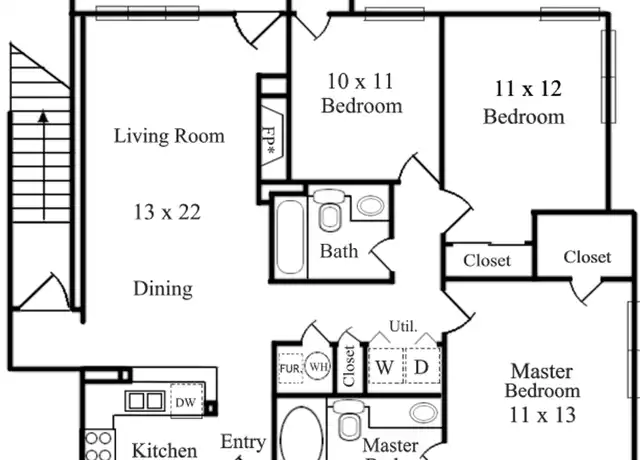 Property at 855 N 820 W Unit 4-834, Orem, UT, 84057, 3 beds, 2 baths, [object Object]