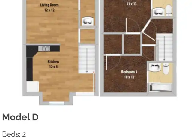 Property at 1321a NE 39th St Unit 1304B, Kansas City, MO, 64116, 2 beds, 2.5 baths, [object Object]