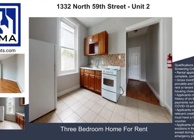 Property at 1332 N 59th St Unit 2, Philadelphia, PA, 19151, 2 beds, 1 bath, [object Object]