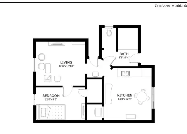 Property at 38 Brown St SW Unit 2, Grand Rapids, MI, 49507, 1 bed, 1 bath, [object Object]