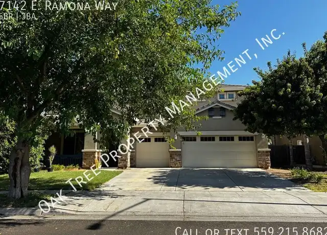 Property at 7142 E Ramona Way, Fresno, CA, 93737, 5 beds, 3 baths, [object Object]