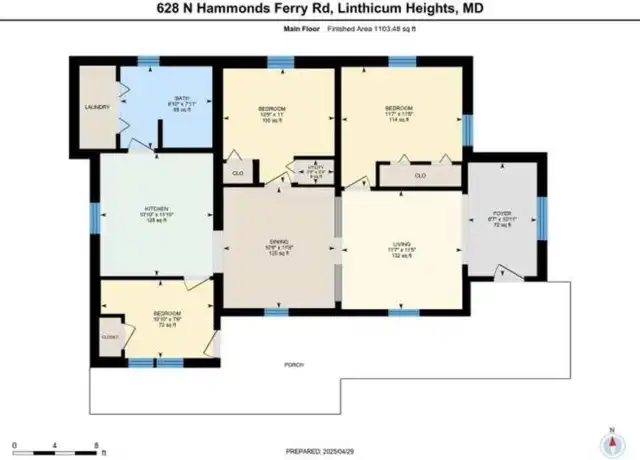 Property at 628 N Hammonds Ferry Rd, Linthicum Heights, MD, 21090, 3 beds, 1 bath, [object Object]