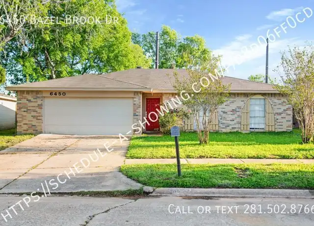 Property at 6450 Bazel Brook Dr, Missouri City, TX, 77489, 4 beds, 2 baths, [object Object]