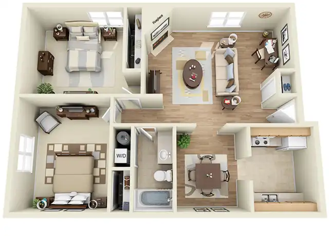 Property at 2406 Rainbow Ave Unit 3D, Bloomington, IL, 61704, 2 beds, 1 bath, [object Object]