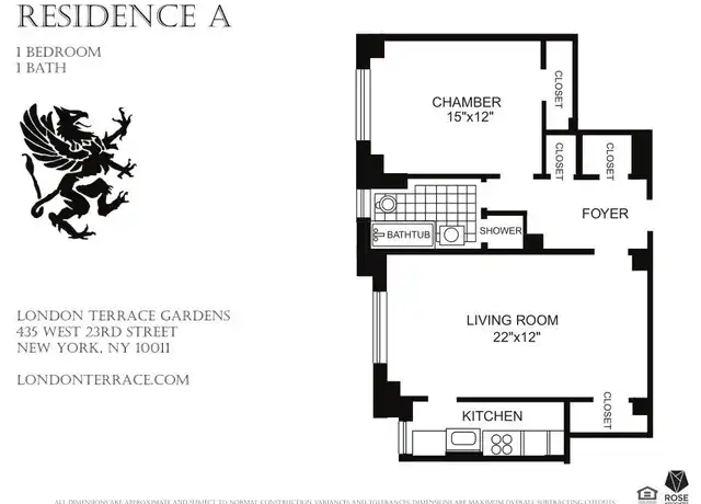 Property at 435 W 23 St Unit 4-E, New York, NY, 10011, 1 bed, 1 bath, [object Object]