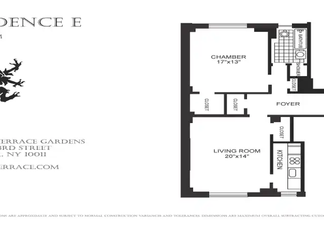 Property at 435 W 23 St Unit 4-E, New York, NY, 10011, 1 bed, 1 bath, [object Object]