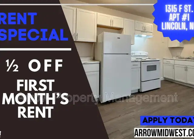 Property at 1315 F St Unit STREET-1, Lincoln, NE, 68508, 2 beds, 1 bath, [object Object]