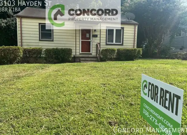Property at 3103 Hayden St, Greensboro, NC, 27407, 3 beds, 1 bath, [object Object]