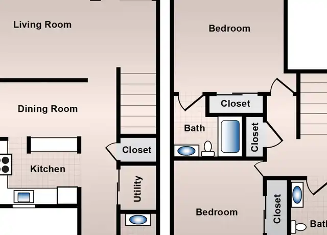 Property at 1000 Cooper Dr N, Columbia, MO, 65201, 2 beds, 2.5 baths, [object Object]