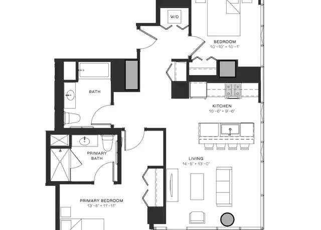 Property at 23 W Chicago Ave Unit 3402, Chicago, IL, 60654, 2 beds, 2 baths, [object Object]