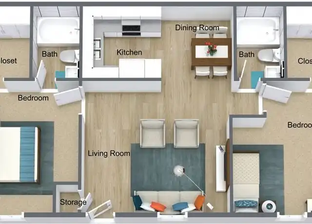 Property at Charleston Apartments - 2073 W Lindsey St, Norman, OK, 73069, 1-2 bed, 1-2 bath, [object Object]