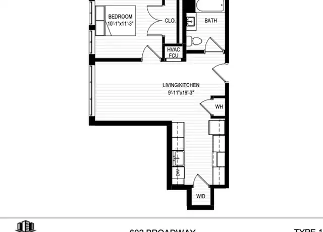 Property at 600 Broadway Unit 614, Chelsea, MA, 02150, 1 bed, 1 bath, [object Object]