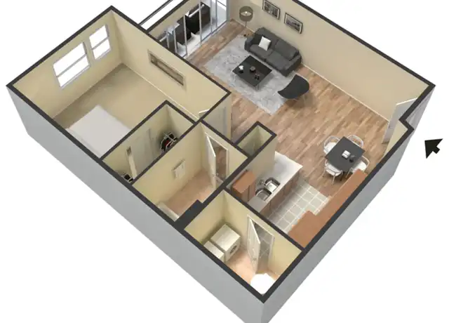 Property at 719 Virginia Ave Unit 211, Indianapolis, IN, 46203, 1 bed, 1 bath, [object Object]