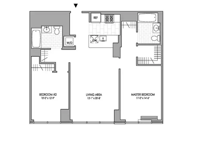 Property at 606 W 57th St Unit 2014, New York, NY, 10019, 2 beds, 2 baths, [object Object]