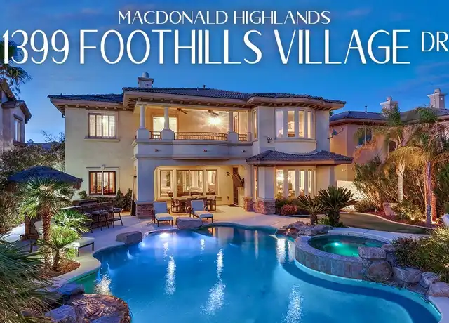 Property at 1399 Foothills Village Dr, Henderson, NV, 89012, 4 beds, 3.5 baths, [object Object]