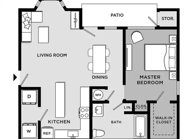 Property at 30 Ayla Dr Unit E107, Little Rock, AR, 72223, 1 bed, 1 bath, [object Object]