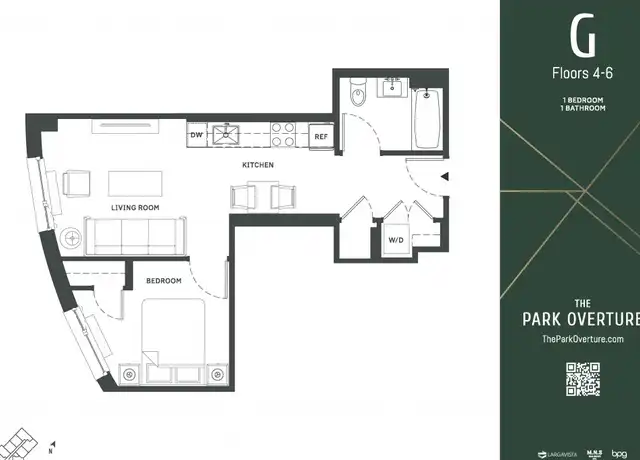 Property at 4568 Broadway Unit 4-G, New York, NY, 10040, 1 bed, 1 bath, [object Object]