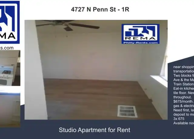 Property at 4727 Penn St Unit 1R, Philadelphia, PA, 19124, 1 bed, 1 bath, [object Object]