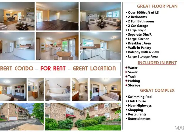 Property at 10391 Forest Brook Ln, St. Louis, MO, 63146, 2 beds, 2 baths, [object Object]