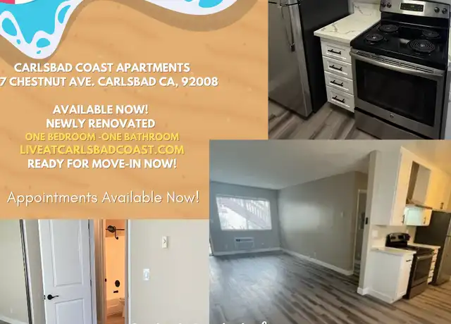 Property at Carlsbad Coast Apts - 357 Chestnut Ave, Carlsbad, CA, 92008, 1-2 bed, 1-2 bath, [object Object]