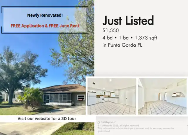 Property at 3031 Daffodil Ter, Punta Gorda, FL, 33983, 4 beds, 1 bath, [object Object]