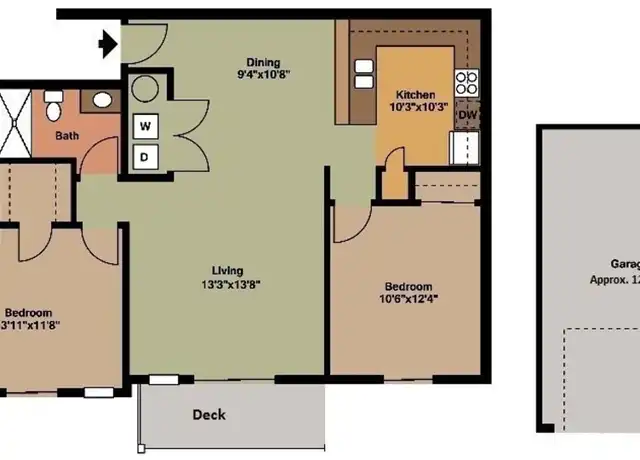 Property at 1440 Walnut St Unit 1420-04, Baraboo, WI, 53913, 2 beds, 1 bath, [object Object]