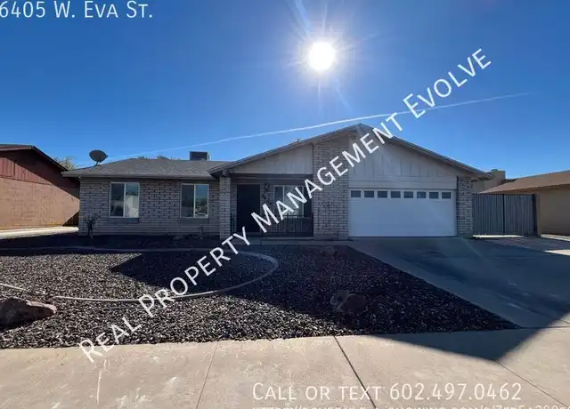 Property at 6405 W Eva St, Glendale, AZ, 85302, 3 beds, 2 baths, [object Object]
