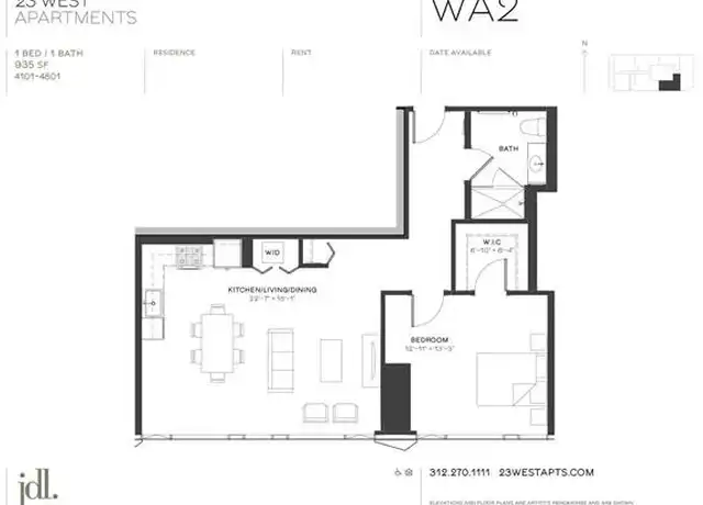 Property at 23 W Chicago Ave Unit 4501, Chicago, IL, 60654, 1 bed, 1 bath, [object Object]