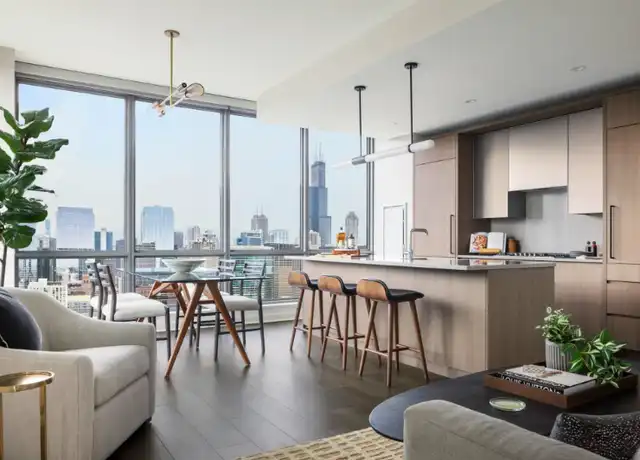 Property at 166 N Peoria St, Chicago, IL, 60607, 2 beds, 2 baths, [object Object]