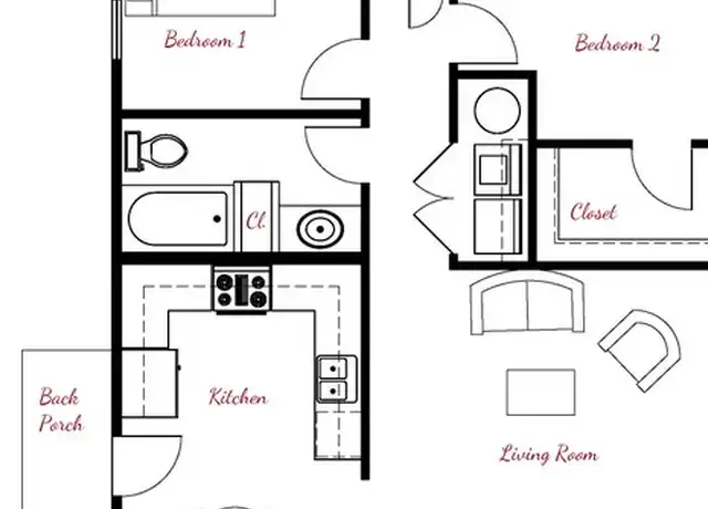 Property at 315 E 20th St Unit C1, Tifton, GA, 31794, 2 beds, 1 bath, [object Object]