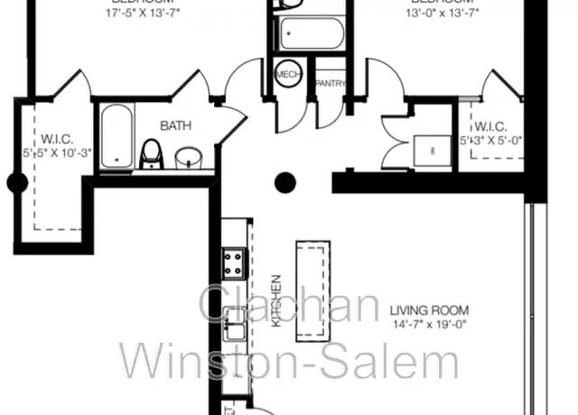Property at 675 N Main St Unit 614, Winston-Salem, NC, 27101, 2 beds, 2 baths, [object Object]