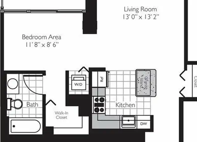 Property at 400 E South Water St Unit 3703, Chicago, IL, 60601, 1 bed, 1 bath, [object Object]