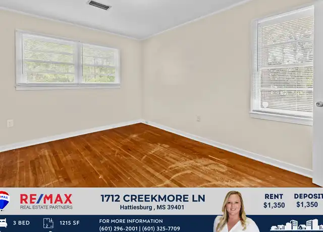 Property at 1712 Creekmore Ln, Hattiesburg, MS, 39401, 3 beds, 1.5 baths, [object Object]