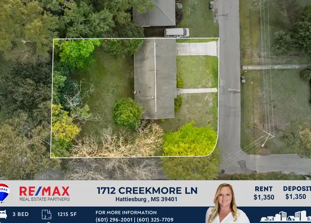 Property at 1712 Creekmore Ln, Hattiesburg, MS, 39401, 3 beds, 1.5 baths, [object Object]