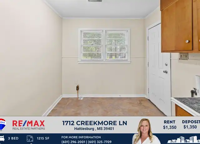 Property at 1712 Creekmore Ln, Hattiesburg, MS, 39401, 3 beds, 1.5 baths, [object Object]
