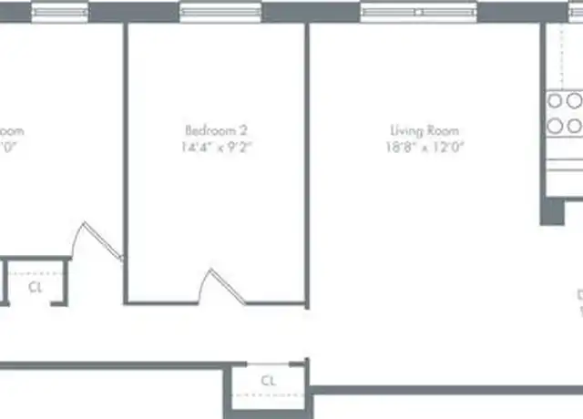 Property at 521 E 14th St Unit 1-G, New York, NY, 10009, 3 beds, 1 bath, [object Object]
