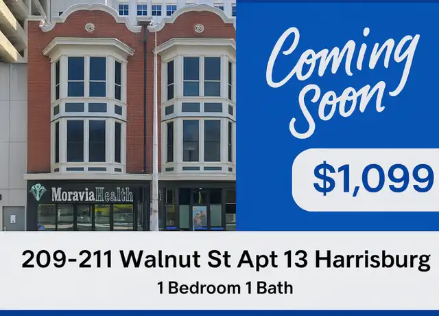 Property at 209 Walnut St, Harrisburg, PA, 17101, 1 bed, 1 bath, [object Object]