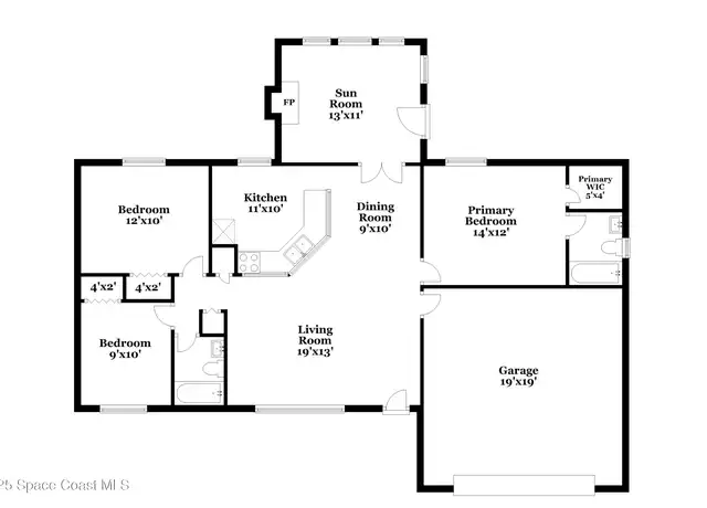 Property at 1383 Illinois St NW, Palm Bay, FL, 32907, 3 beds, 2 baths, [object Object]