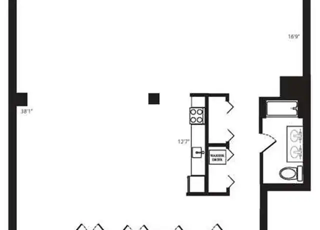 Property at 80 Nassau St Unit 302, New York, NY, 10038, 1 bed, 1 bath, [object Object]