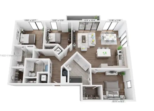 Property at 2800 SW 27th Ter Unit 1018, Miami, FL, 33133, 3 beds, 3 baths, [object Object]